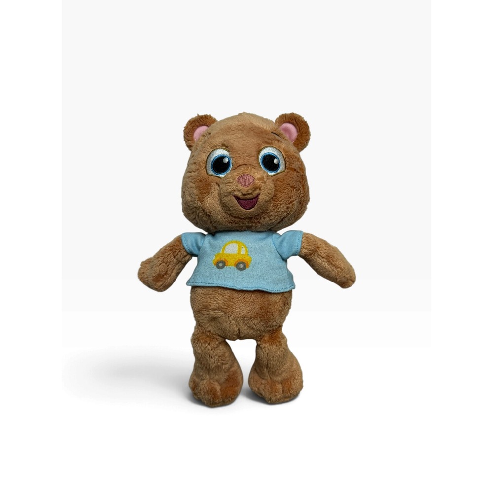 Ms. Rachel Potty Time Bear Plush Toy Brown Bear Blue Car Shirt